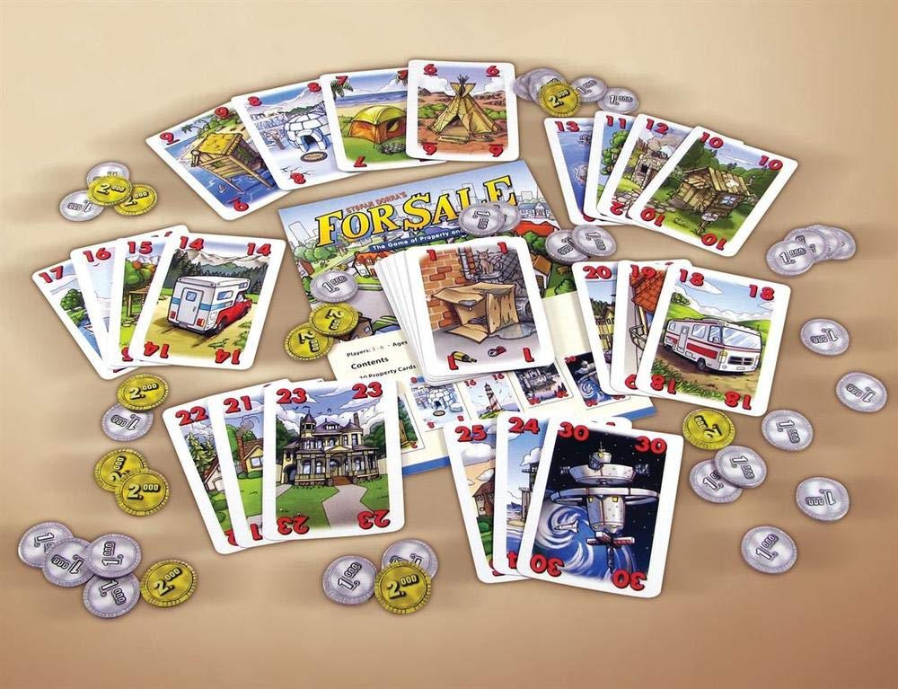 Gryphon Games for Sale players in action during a bidding round.