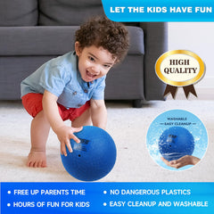 GSE kickball-friendly blue ball for outdoor play and teamwork.