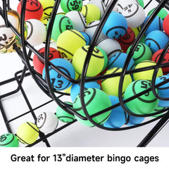 GSE bingo balls labeled B1-O75 for quick draws.