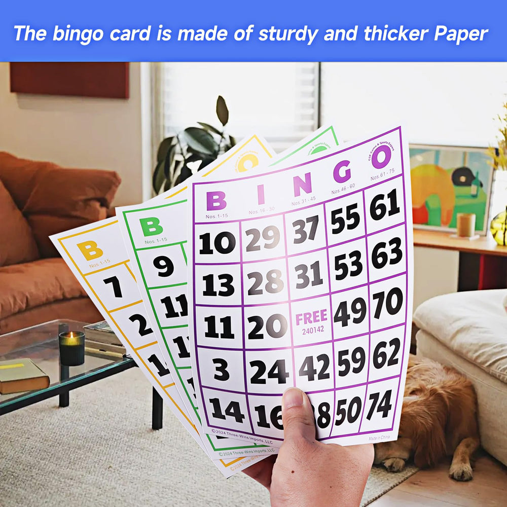 GSE bingo cards offer unique-number sets to keep games fresh