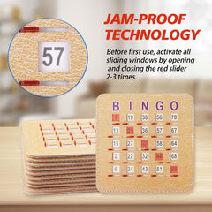 GSE easy-read large print bingo cards improve readability for all players.