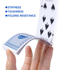 GSE blue-core card stock indicating durability and stiffness