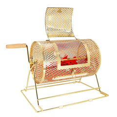 GSE Brass Raffle Drum steel body shows durable construction for frequent use