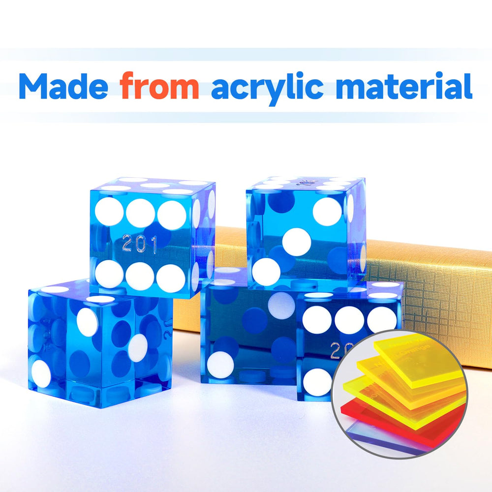 GSE dice with serialized numbers prevent tampering, boosting game integrity.