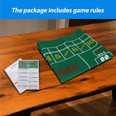 GSE portable casino mat is lightweight for home gatherings