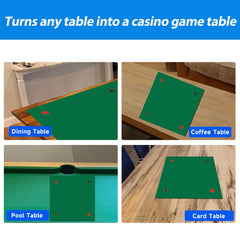 GSE portable, lightweight mat for easy game-night transport.