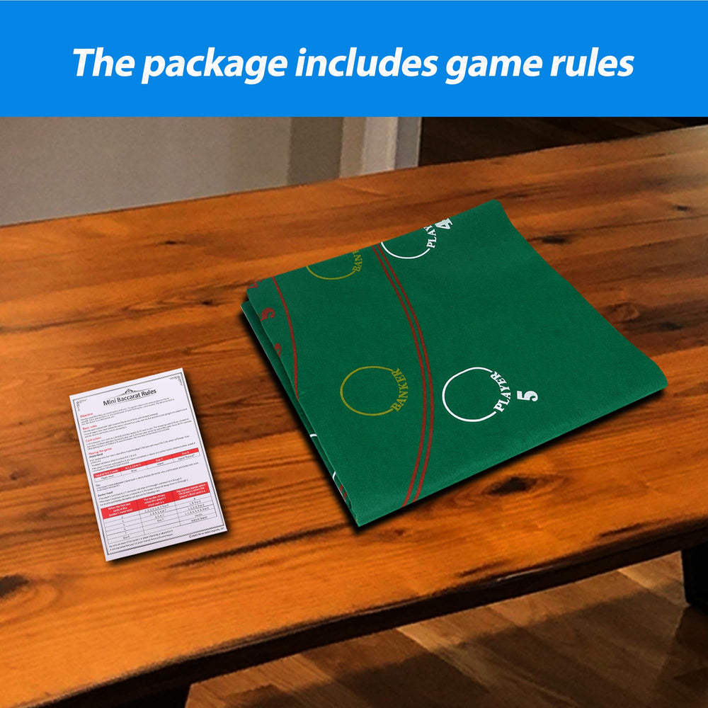 GSE professional casino feel on a home table with layout mat