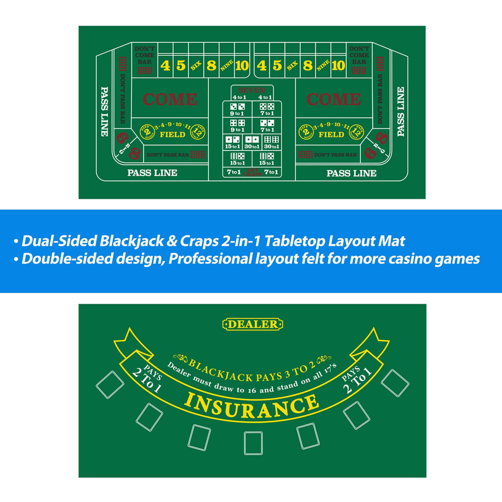 GSE unrolled mat on dining table for casual play