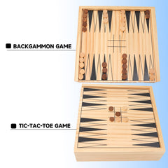 GSE 9-in-1 board with domino pieces and colorful dice for lively games.