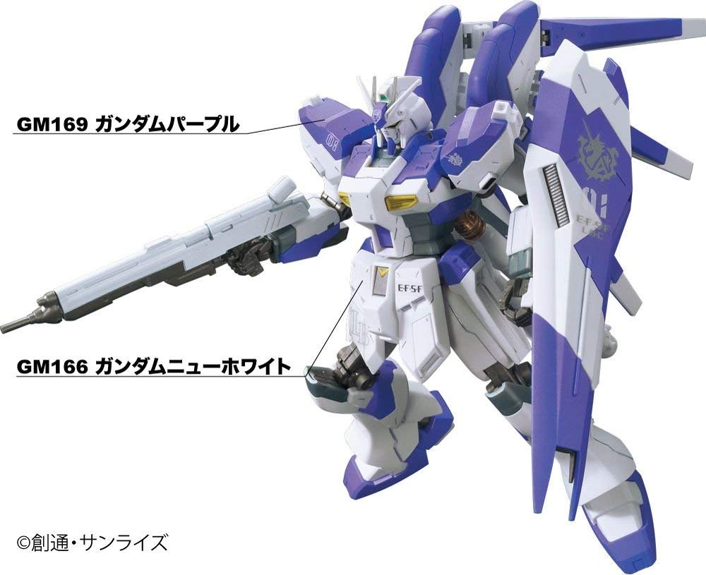 Markers in use on a Gundam panel showing clean edge application