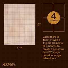 GSM Brands battle mat dry erase surface for quick map edits
