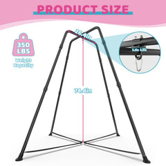 G TALECO GEAR swing set offers versatile indoor outdoor use