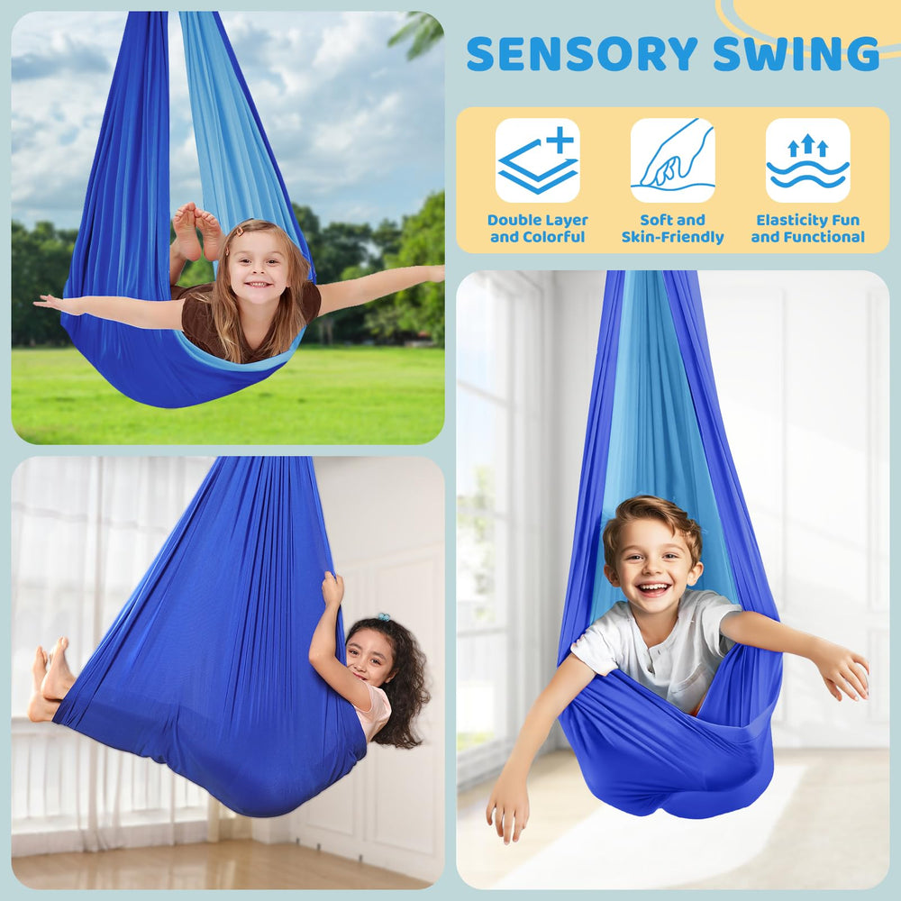 G TALECO GEAR pod swing in cotton canvas with reinforced stitching for balanced play.