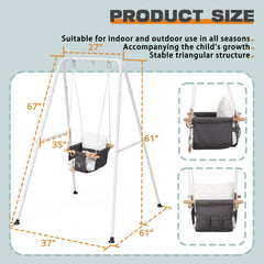 G TALECO GEAR versatile indoor-outdoor swing for family play.