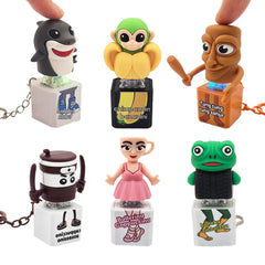 Gtzzot Italian Brainrot design keychain with playful mood boost