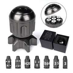 GU BEI TE bullet dice set with metal finish and balanced feel for smooth rolls.