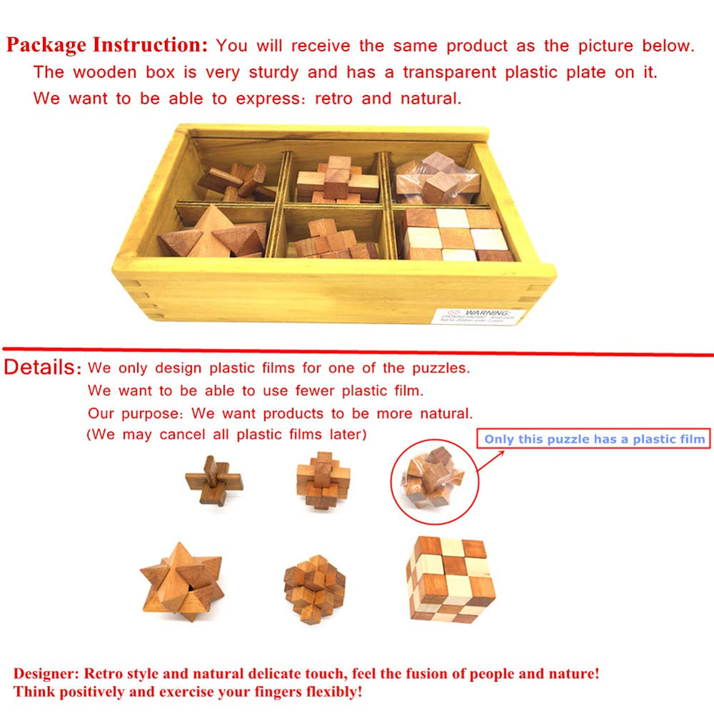 Guaishou six-design puzzle set for teens and adults.
