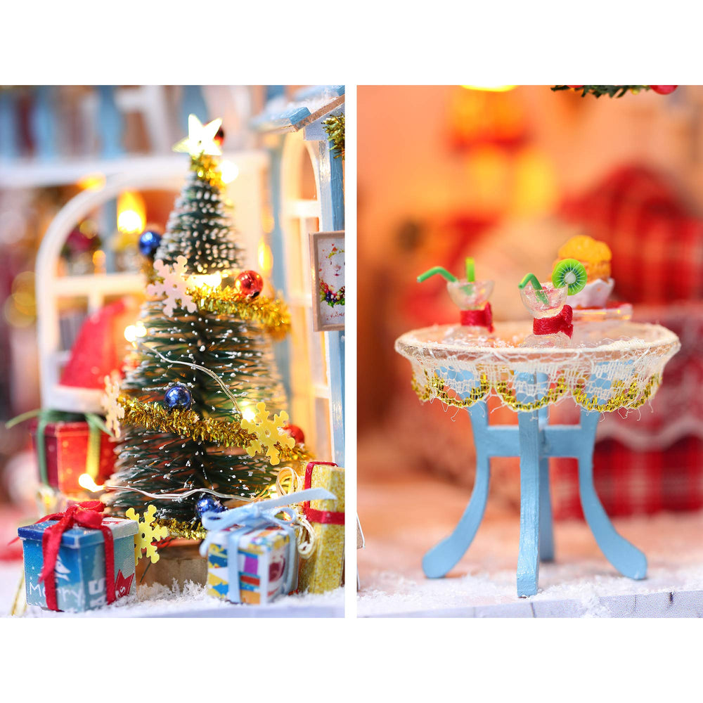 GuDoQi DIY dollhouse music element for charming ambience.