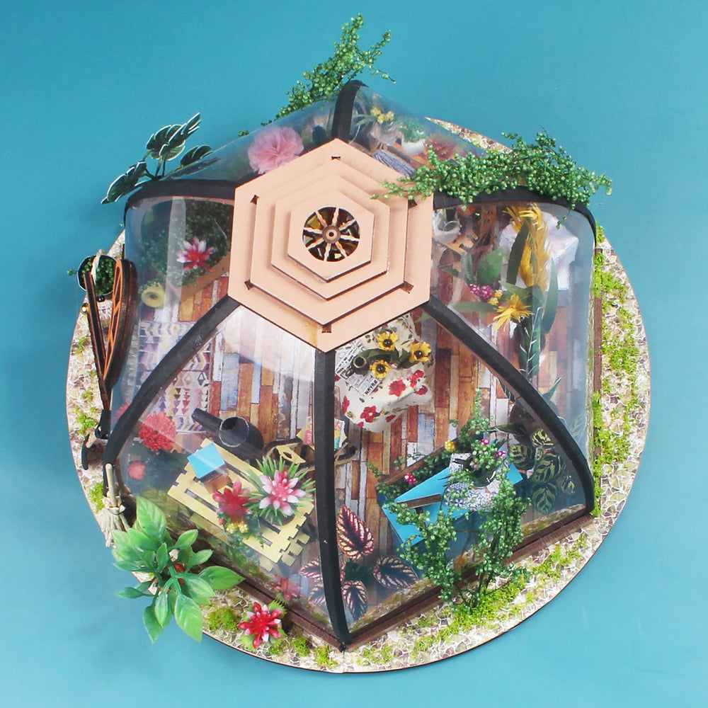 GuDoQi miniature kit components include paper, wood, metal, and plastic.