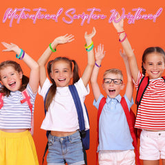Gueevin multi-color verse bracelets for mix-and-match outfits and activities.