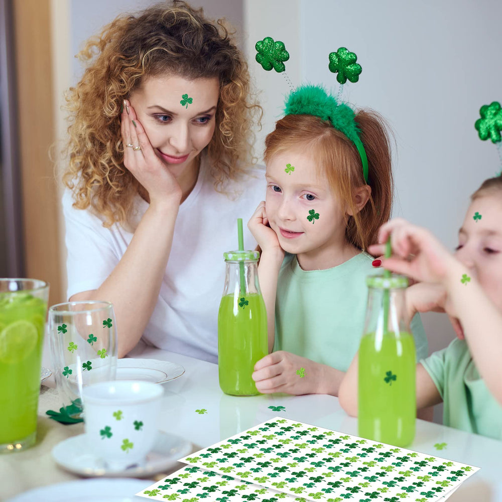 Gueevin St Patrick's Day sticker packaging showing ten sheets