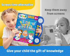 GUFINO battery-powered no wifi toy for travel-friendly learning on the go.