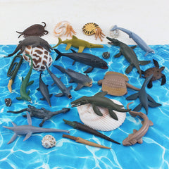 GUFOPONAS pliosaurus model with detailed sculpting for learning and play
