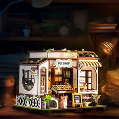GuDoQi DIY dollhouse parts included to start quickly