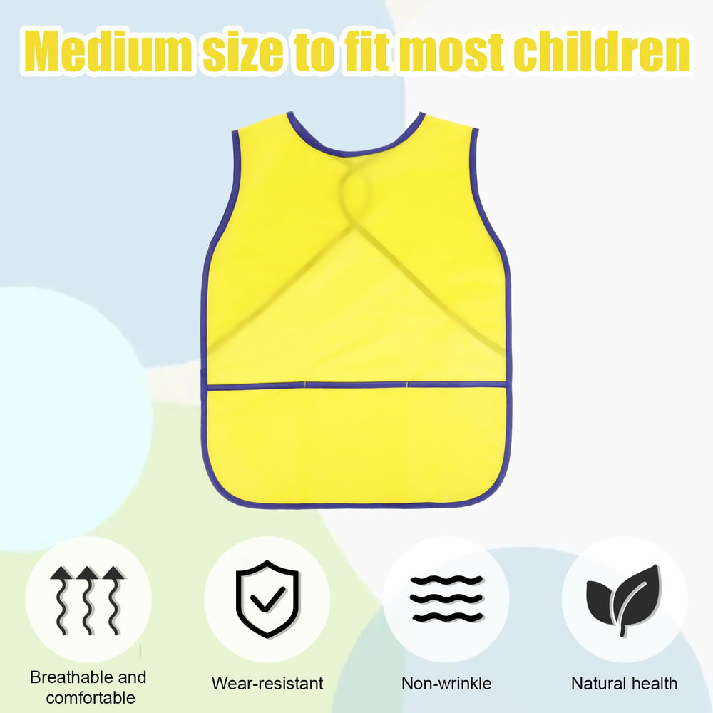 Guiqulai art smock colorful ensemble for kids' art time.