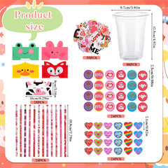 Guiqulai mini stampers create quick, colorful messages for notes.