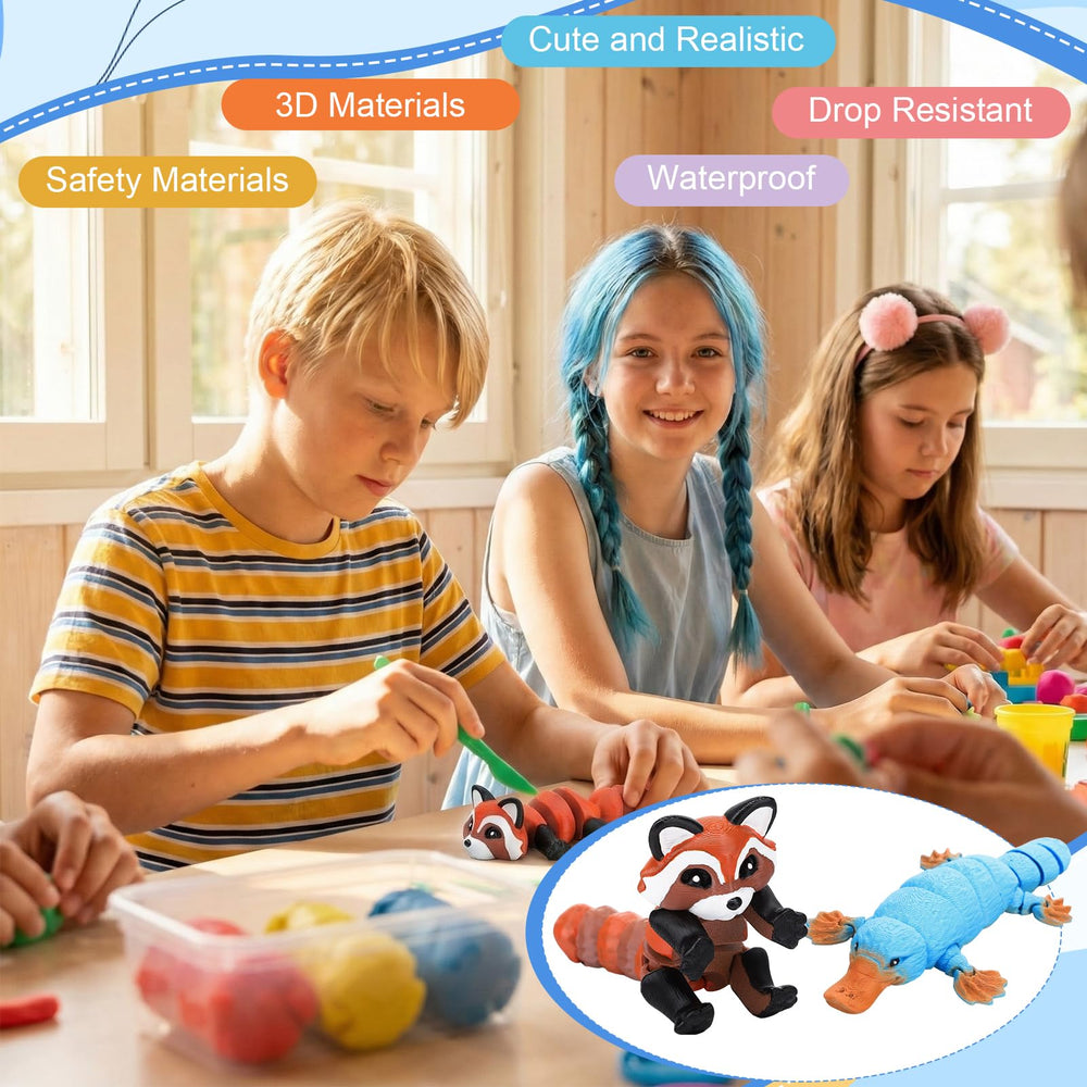 Guiqulai otter articulated figure for dynamic display and learning.