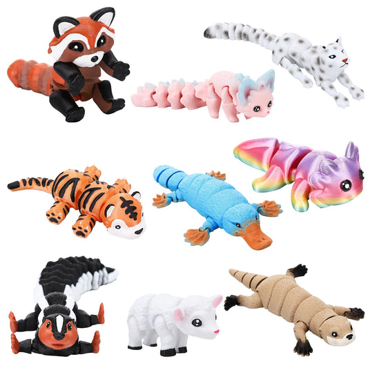 Guiqulai tiger articulated figure for desk display and dynamic posing.