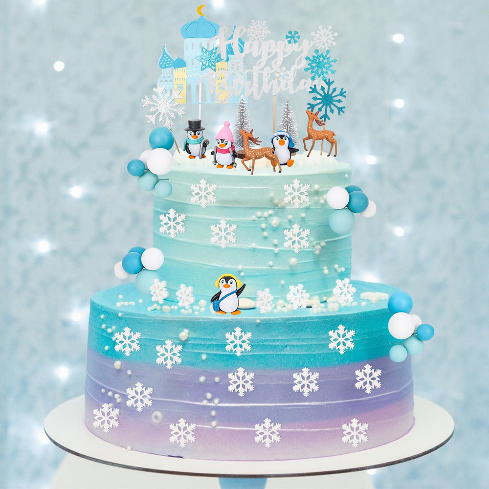 Guiqulai pine tree topper evokes frosted forests on desserts