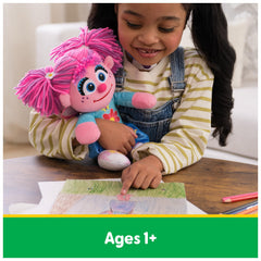 GUND Abby Cadabby Take Along Buddy 13-inch size fits small hands for travel.
