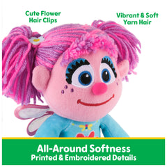 GUND Abby Cadabby Take Along Buddy on-the-go pose supports portable playtime.
