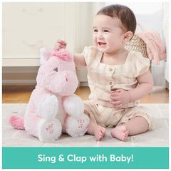 GUND Alora encourages tactile play during baby-friendly melodies.