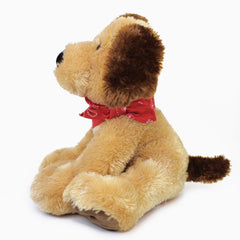 GUND Bandit brown face closeup with friendly eyes and smile