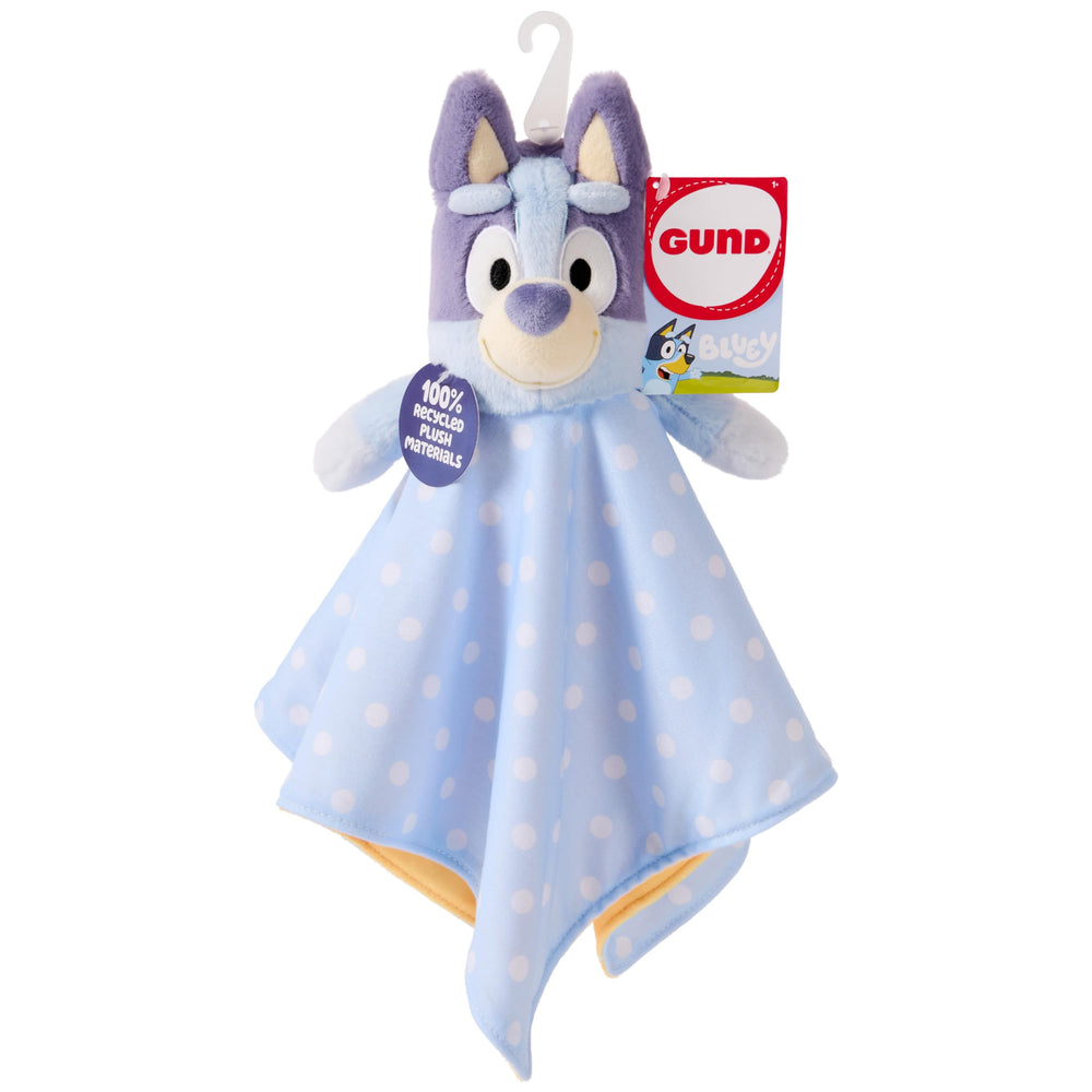 GUND Bluey Sustainably Soft Lovey 13-inch plush with cozy security blanket for on-the-go comfort