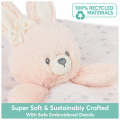 GUND Lovey with embroidered eyes for safe, gentle baby play