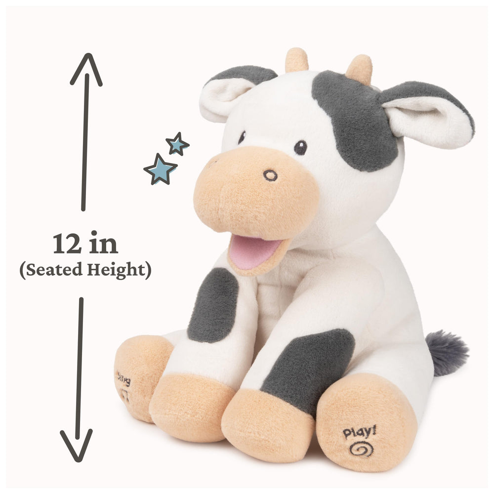 GUND Buttermilk cow arrives with batteries included for immediate fun