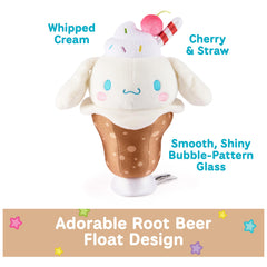 GUND Cinnamoroll red-white striped straw plush, vibrant accent for playrooms and desks.