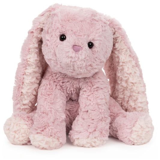 GUND Cozys Bunny 10in side view for desk cuddles and shelf decor.