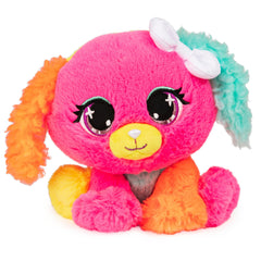 GUND Cyndi Pupowski front view shows neon color-block plush for playful display.