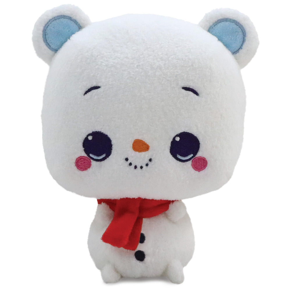 GUND Drops Benny Burr snowman plush, 6-inch cuddle buddy for play and display.