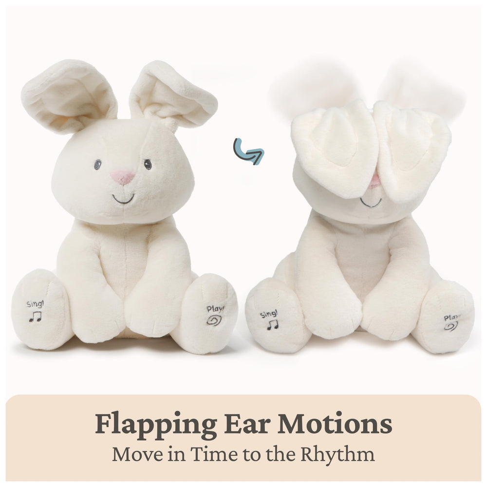 GUND Flora the Bunny sings while ears flap in rhythm