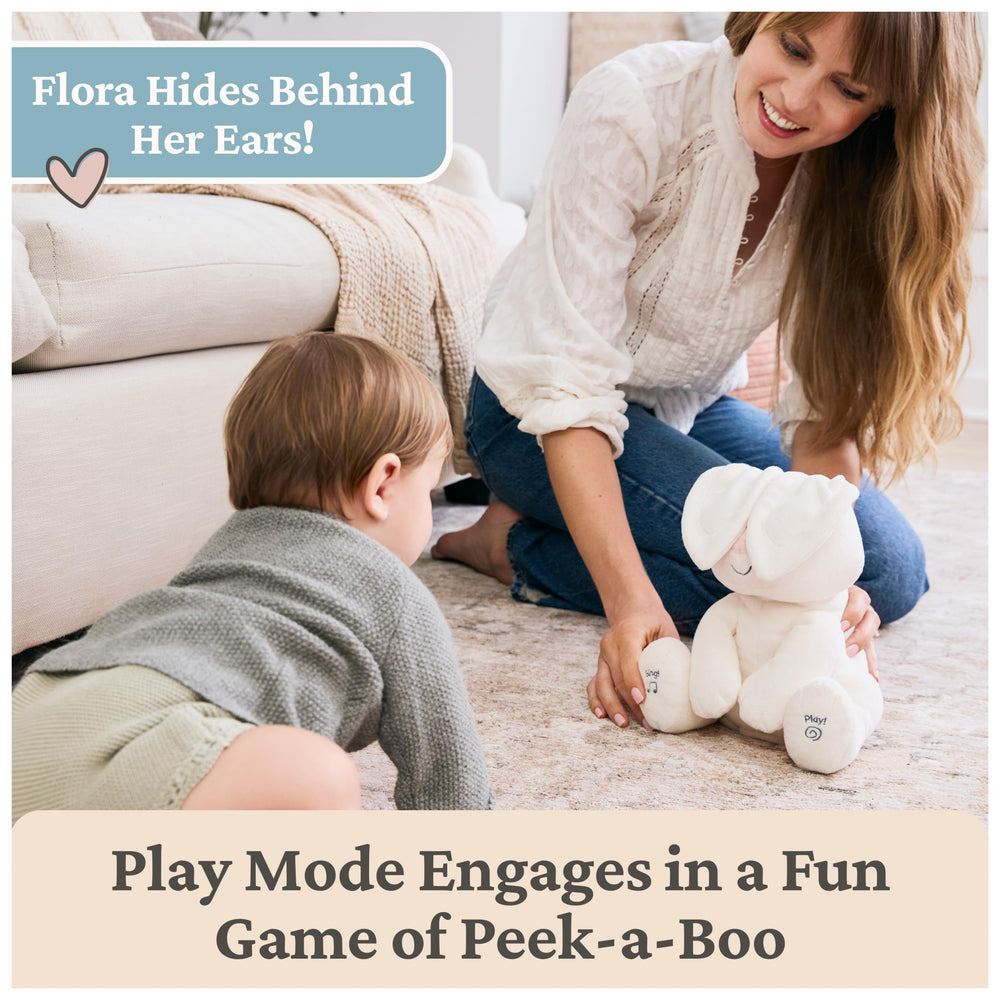 GUND Flora the Bunny ears flap motion during play