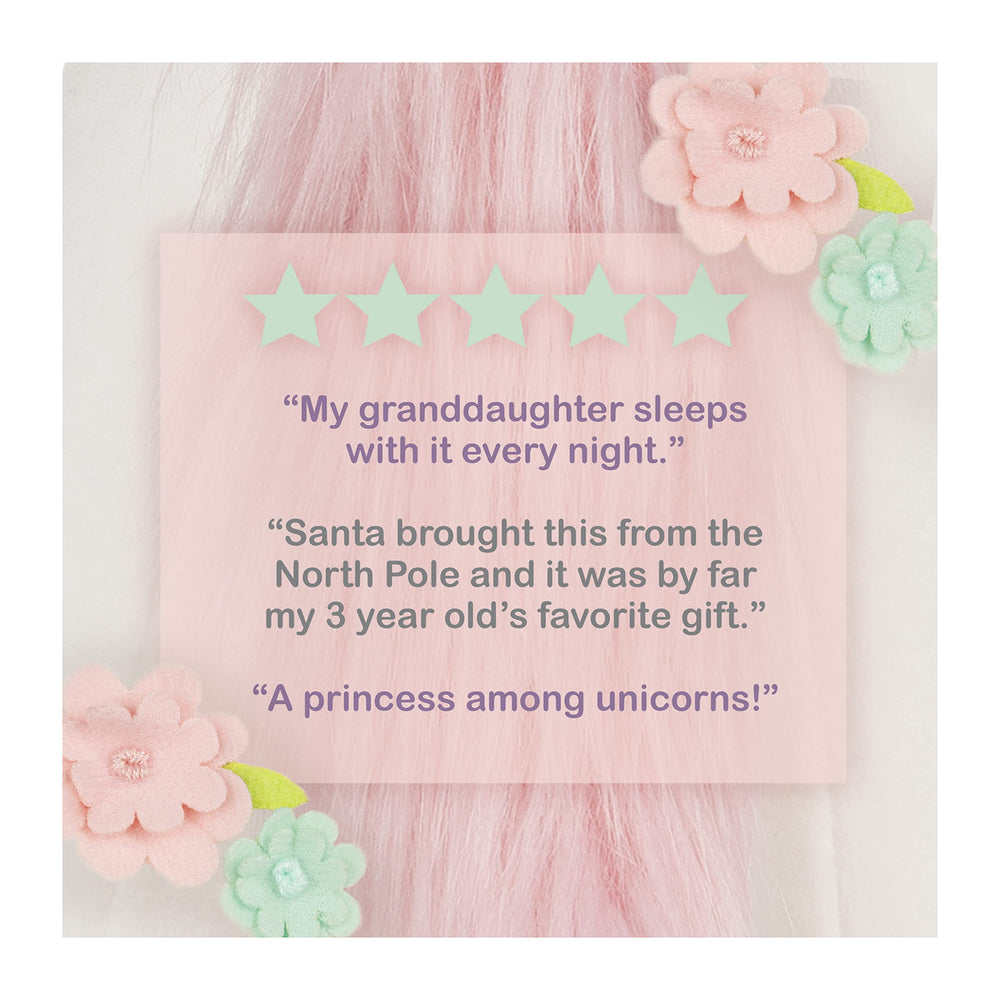GUND Lily Rose is surface-washable for easy cleaning after adventures.