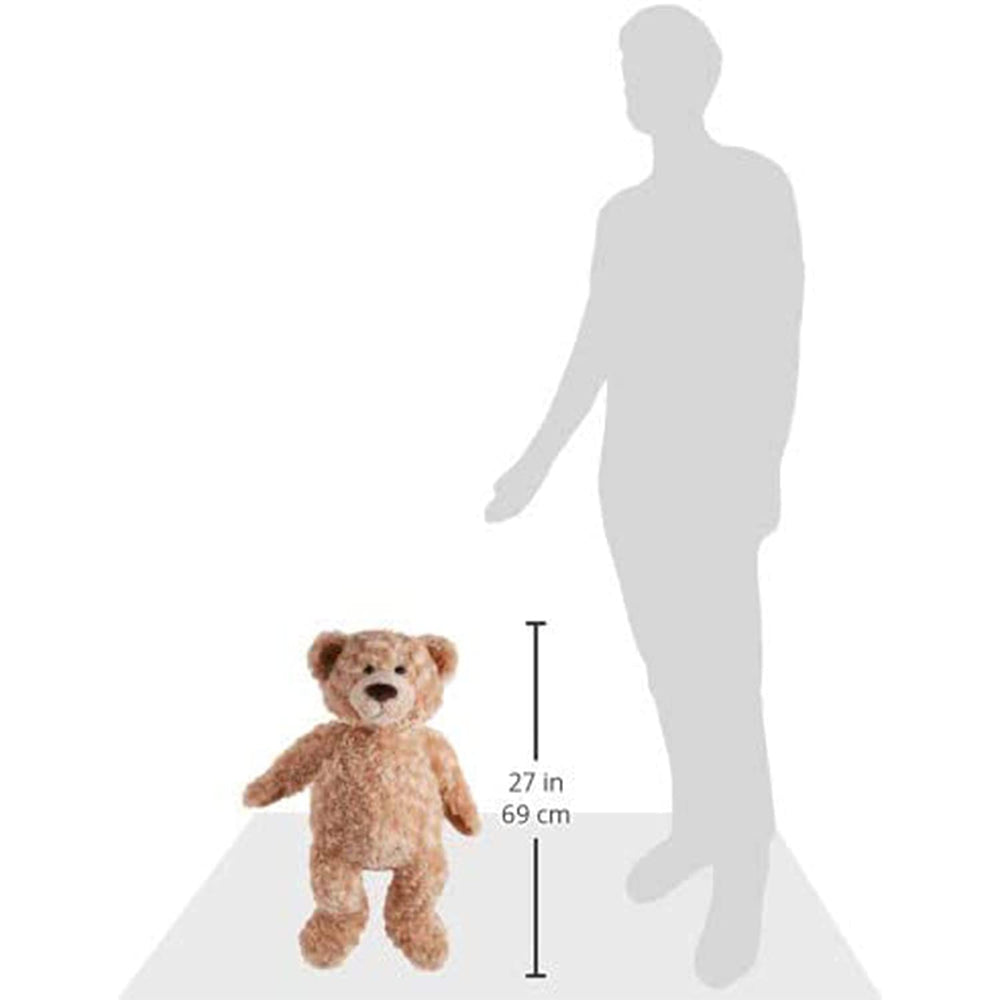 GUND Maxie beige bear with rose swirl pattern, a timeless decor and gift-worthy plush.