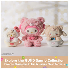 GUND My Melody French Fries Plush display-ready packaging.