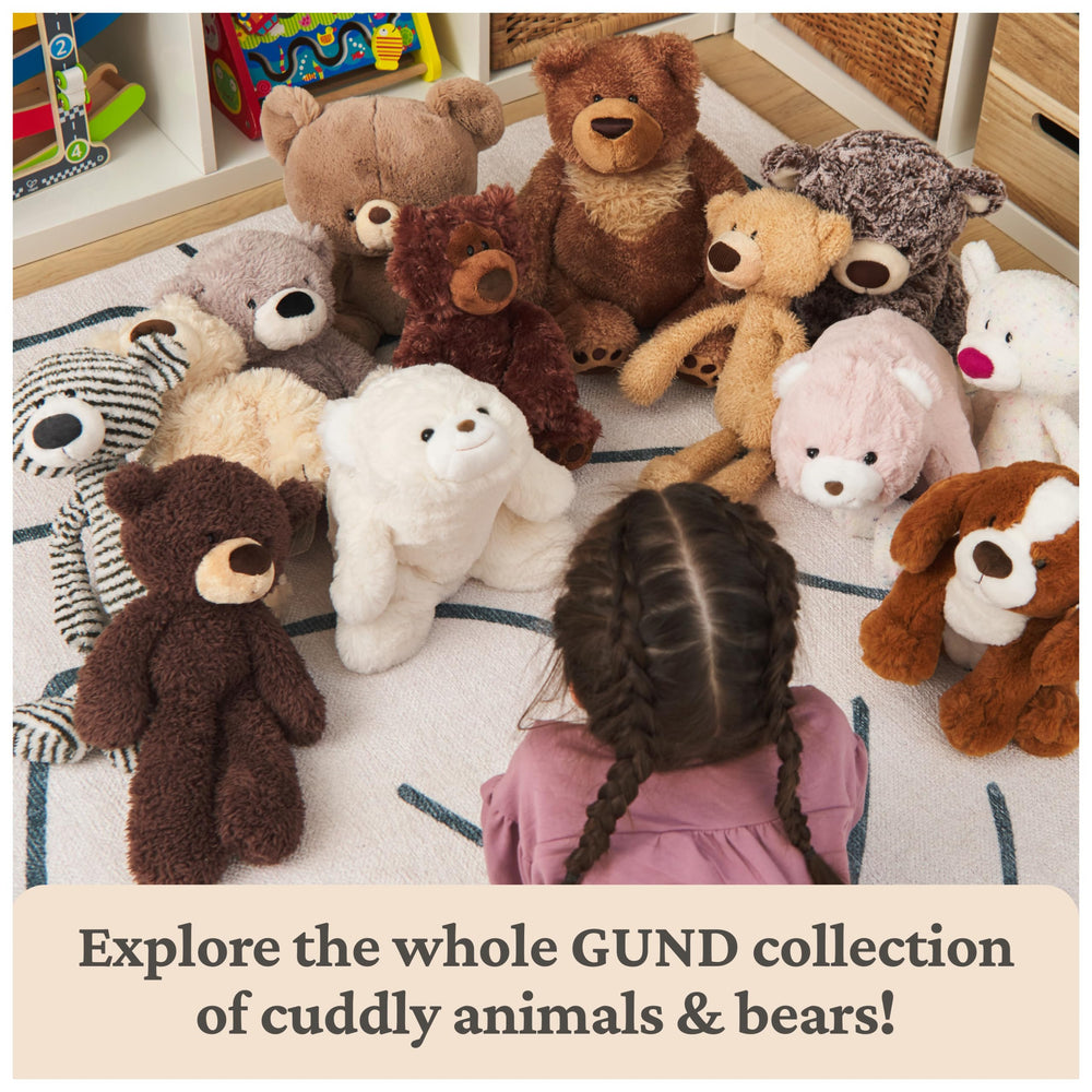 Philbin teddy bear suitable for ages 1 and up.